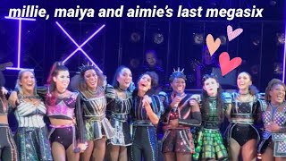 SIX the musical MEGASIX (13/10/19) Millie, Maiya and Aimie’s last show