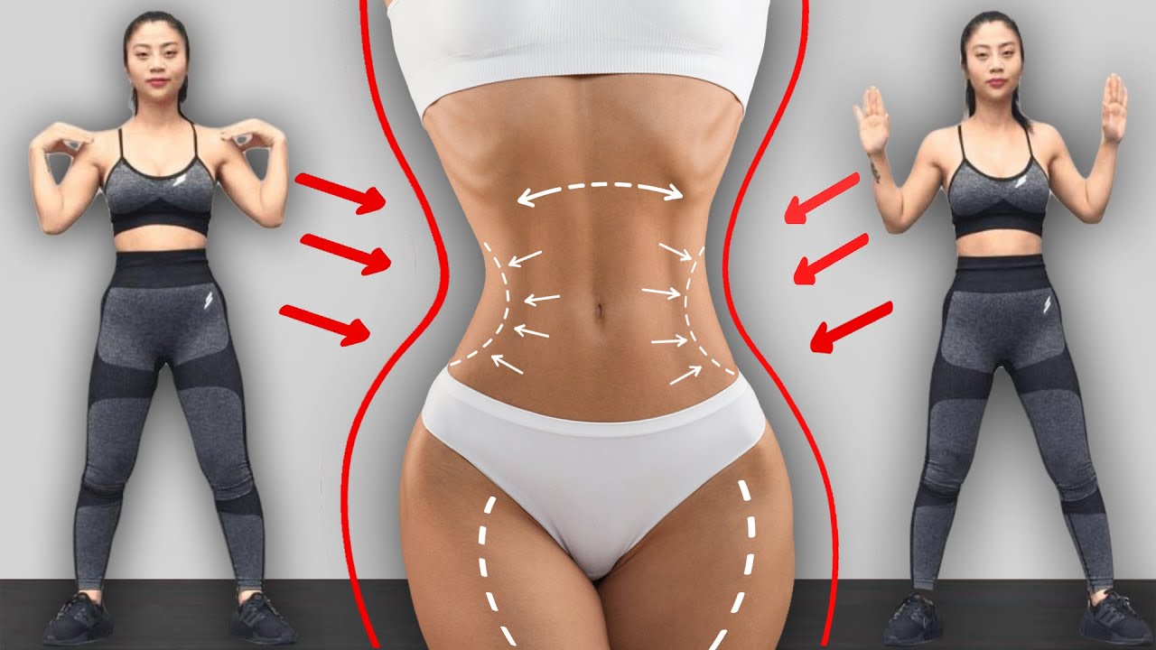 ????STANDING ABS CARDIO for Ab Lines, Small Waist & Flat... - youtube