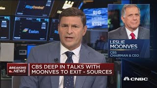 CBS deep in talks with Les Moonves to exit, say sources