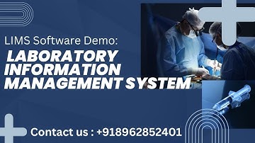 LIMS Software Demo: Laboratory Information Management System Contact us: +918962852401