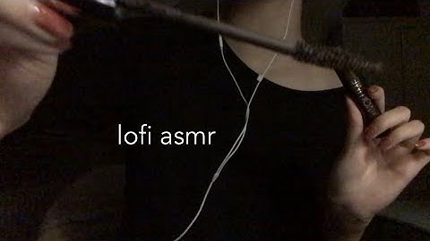 lofi first time trying asmr (random triggers)