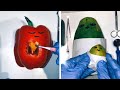 Girl Creativity Does Surgery On Fruits