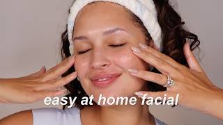 easy at home facial