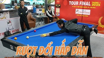 Bida cadre 71/2 PHƯỚC THÀNH (THÀNH THẸO) gặp HƯNG LÊ rượt đuổi hấp dẫn giải mở rộng cúp BÀ CHIỂU