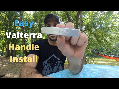 Replacing broken black/gray water handle on RV