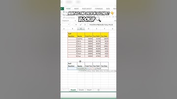 VLOOKUP in Excel Explained in 30 Seconds 🔥 | Excel Tips for Beginners