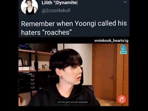 Suga's savage reply to haters !!😎 - YouTube