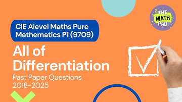 Learn All About Differentiation, Rate of Change & Stationary Value CIE Alevels Pure Math (9709) P1
