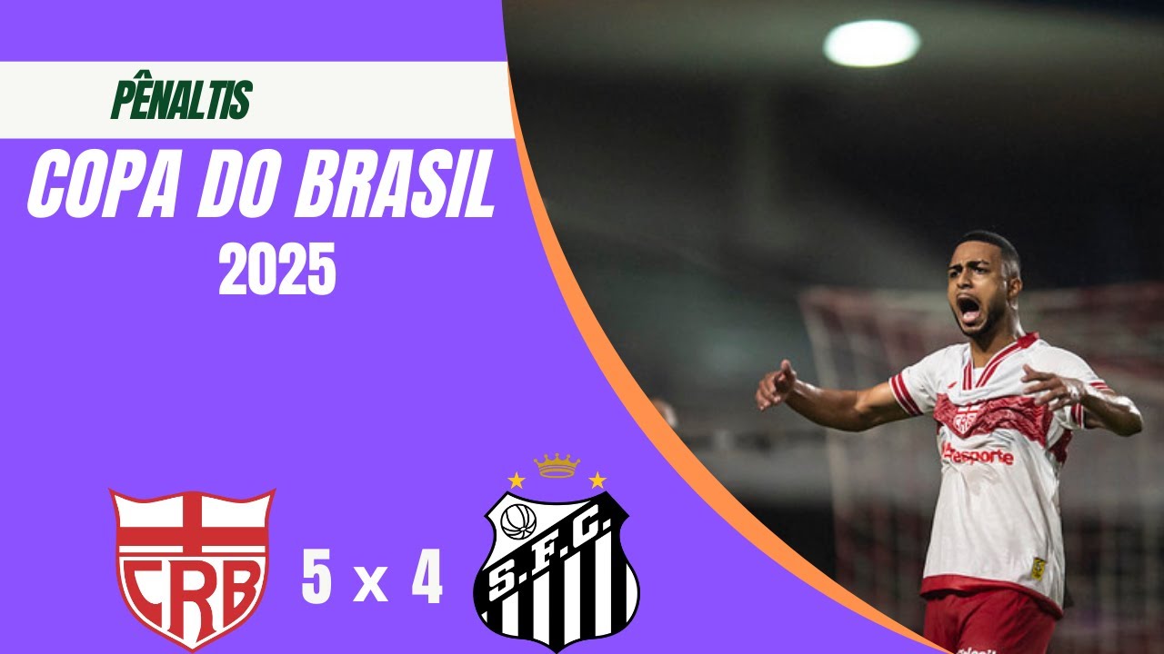 Pênaltis | Copa do Brasil | CRB 5 x 4 Santos | 22.05 - YouTube
