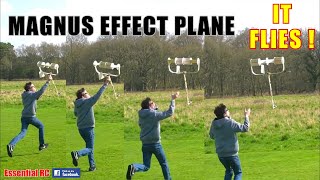 How Can That Fly ? Fantastic Scratch Built Rc Magnus Effect Aeroplane It Flies