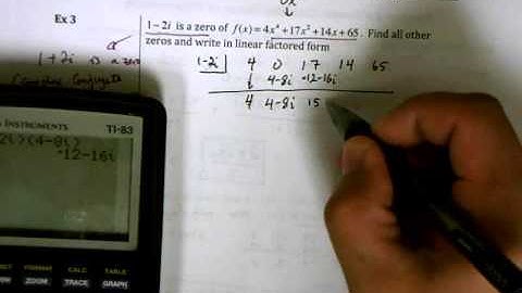 2 5 Complex Conjugate Theorem