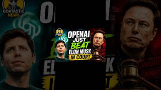Elon's Lawsuit Just Lost #shorts #ai #elonmusk #tech #openai #ipo