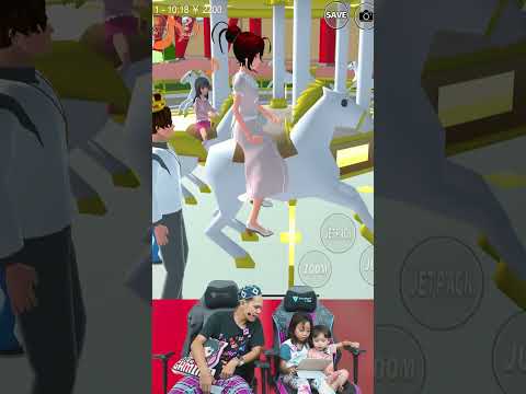 LEIKA AJAK LEXIE KELILING SAKURA COBA SEMUA WAHANA BERMAIN 💖🤩#sakuraschoolsimulator #leikagaming