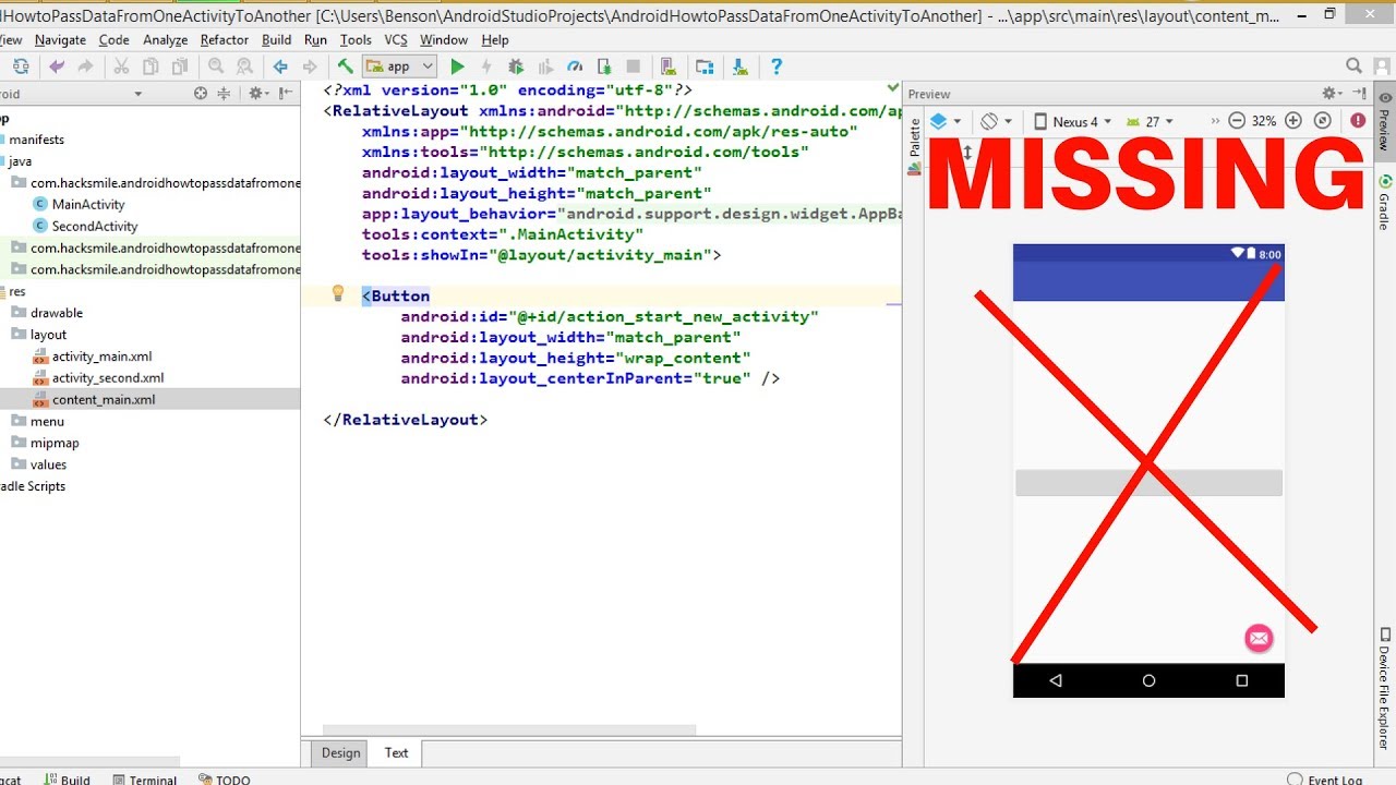 Solved! Android Studio Preview Window Disappeared Or Not Available
