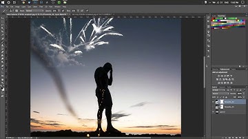 Fireworks Photo Overlays for Photoshop - Tutorial & Preview