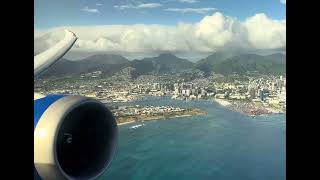 Honolulu (HNL) to Chicago (ORD) Takeoff - United 787-10