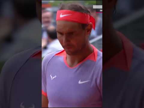 🔥🔥 Nadal enflamme le public de Madrid avec un débreak blanc ! #shorts #tennis #nadal