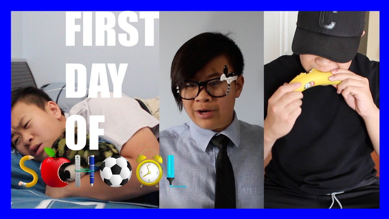 THE FIRST DAY OF SCHOOL!!!!