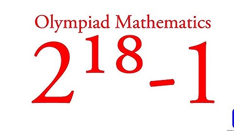 Question des Olympiades de mathématiques | Astuces mathématiques à apprendre | 2023