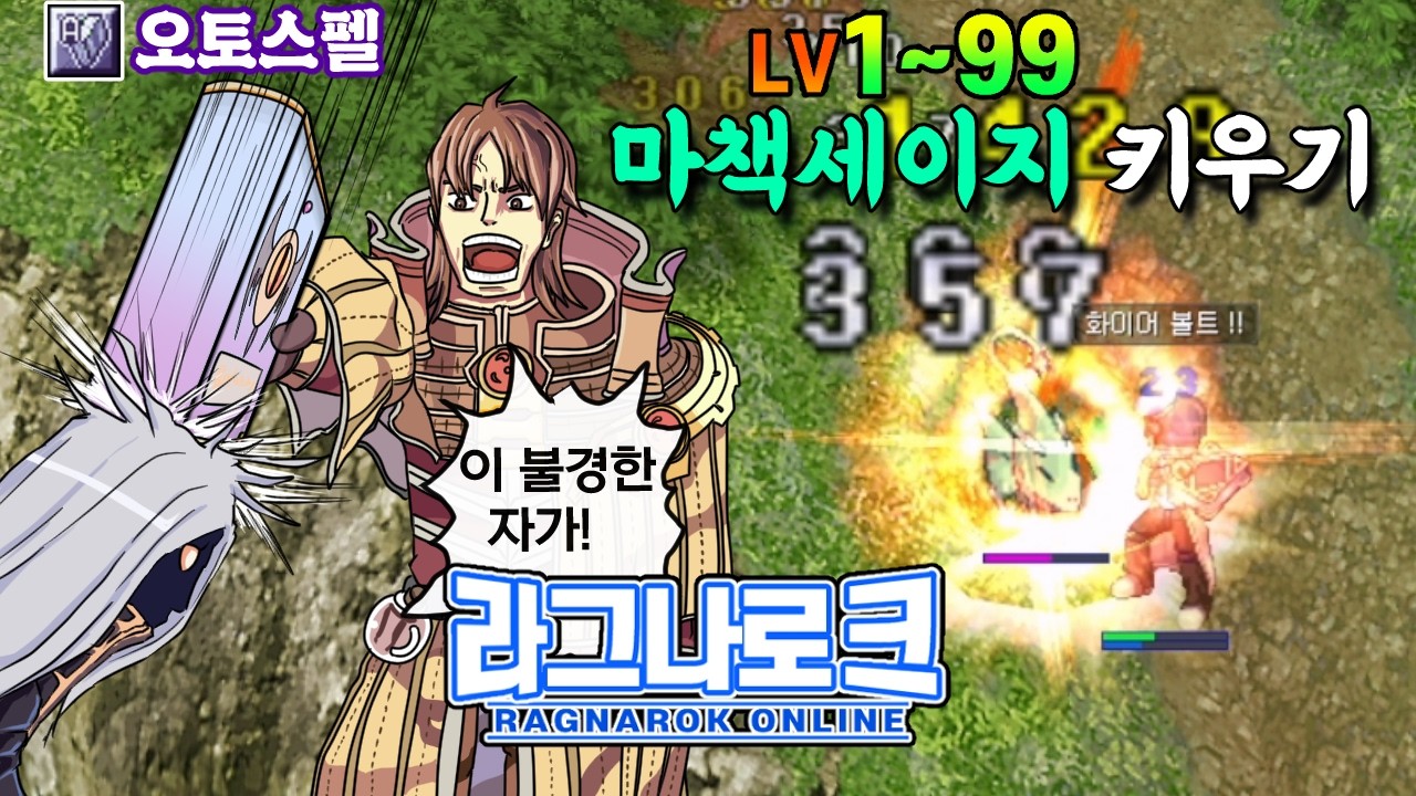 라그나로크 온라인 | 평타만 쳐도 마법이 팡팡 터진다! 낭만의 마책 세이지 육성법 1레벨부터 99레벨까지 키우기