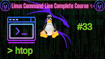 htop command explained   // Master Linux Command line #33 #linux