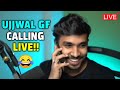 Techno gamerz girlfriend calling live on stream  techno gamerz  ujjwal gamer