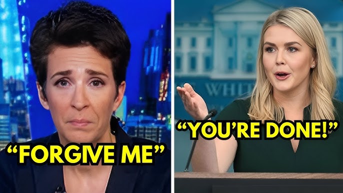 Maddow CRACKS UP After Karoline Leavitt Reveals SECRET RECORDING - YouTube