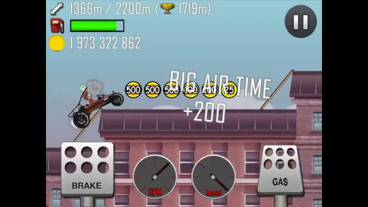 Hill Climb Racing Fully Upgraded Dune Buggy on Rooftops! HD