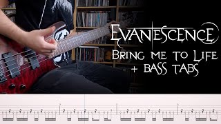 Evanescence - Bring Me To Life - Bass Cover + Tabs