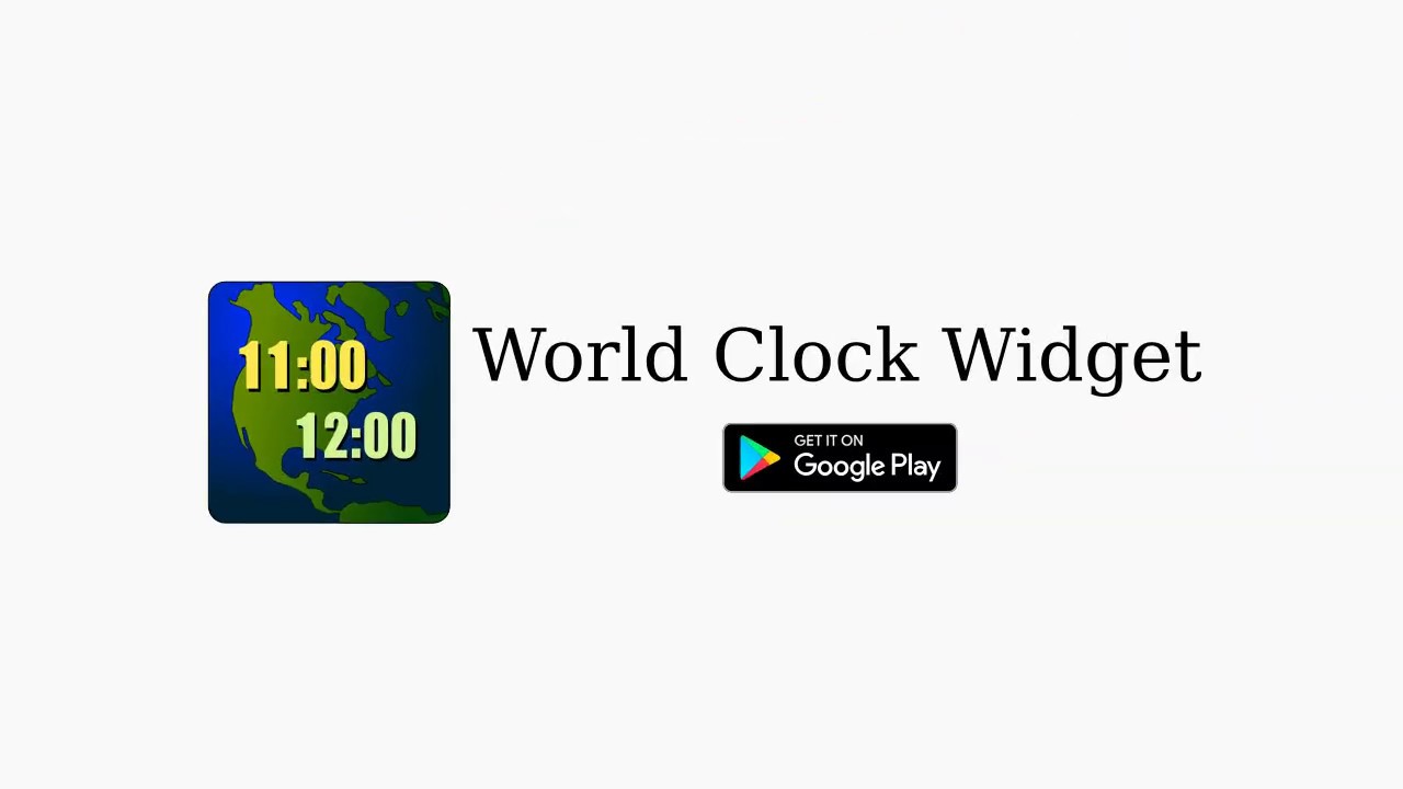 word clock widget