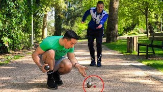 HUMILIÉ PAR LE CHAMPION DU MONDE DE PÉTANQUE !!