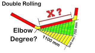 Pipe Double Rolling | Pipe elbow Degree calculation | Travel Length Calculation #pipeoffset by Fabrication With Shoaib 2,692 views 2 months ago 8 minutes, 56 seconds