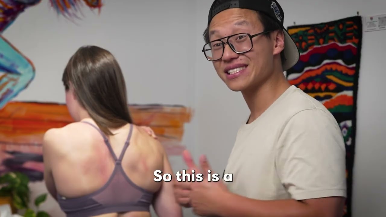 Sitting Rhomboid Release | Sports Massage Technique for Upper Back Pain + Scapular