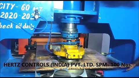 HIGH SPEED ZIG- ZAG AUTO BLANKING LINE FROM HERTZ CONTROLS (INDIA) PVT. LTD.