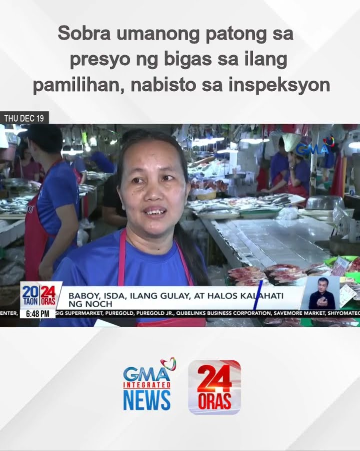 Sobra umanong patong sa presyo ng bigas sa ilang pamilihan, nabisto sa inspeksyon | 24 Oras