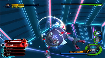 Kingdom Hearts II Final Mix - Sora, Tron and Donald vs. Hostile Program