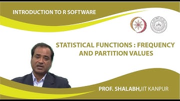Statistical Functions : Frequency and Partition values