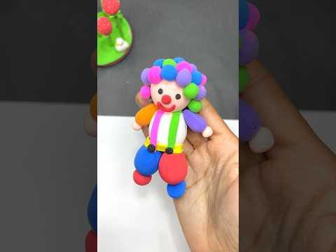 Diy cute clay jokar for kids/#kidsvideo #clayart #cartoon #claytoy #shortfeed #diy