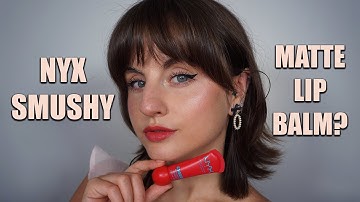 *NEW* nyx smushy matte lip balm review & swatches