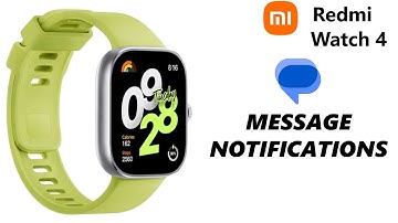 How To Enable & Disable Text Message Notifications On Redmi Watch 4