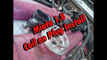 Miata 1.8 Coil on Plug kit install.