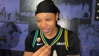 Emma Cannon on her leadership role on the LA Sparks, playing without Kelsey Plum and Cameron Brink