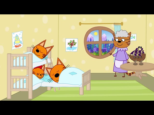Три кота | Зарядка | Серия 92 | Мультфильмы для детей