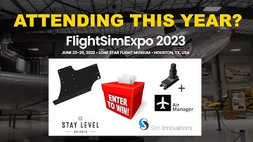 Going to Flight Sim Expo 2023? Be a Winner