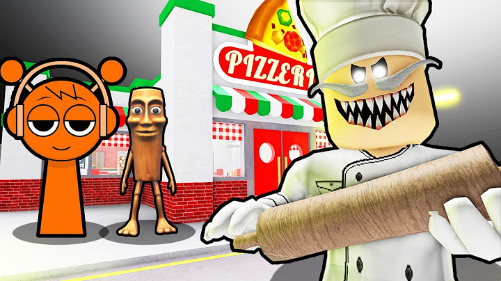 SPRUNKI OREN AND TUNG TUNG TUNG SAHUR ESCAPE PAPA PIZZAS PIZZERIA IN ROBLOX