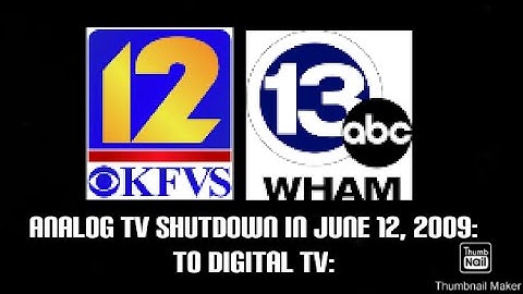 Episode 19 - Analog TV Shutdown To Digital TV | (June 12, 2009)