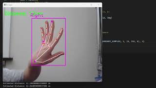 Python Hand Distance Detection