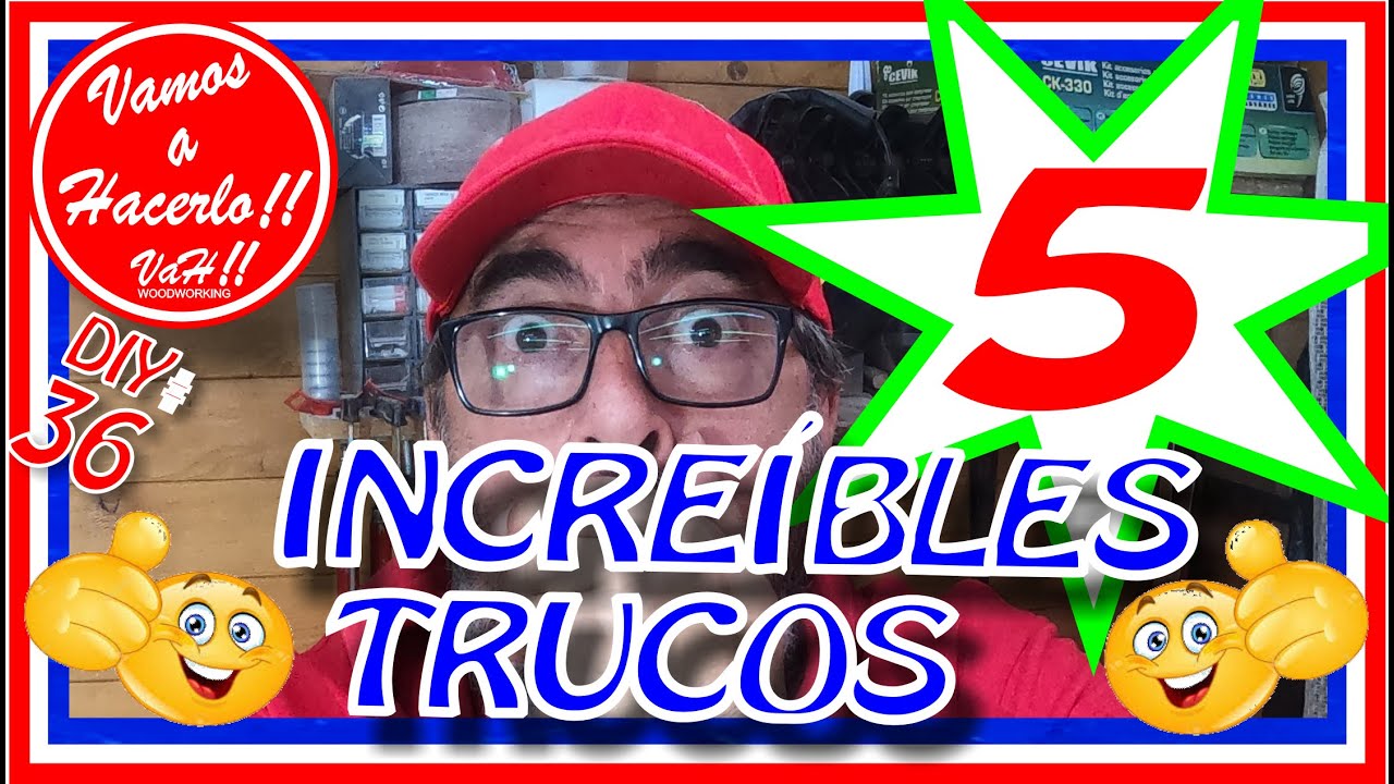 🎩 5 INCREIBLES TRUCOS DE CARPINTERIA QUE UTILIZAN LOS PROFESIONALES 🎩