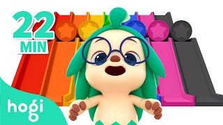 Learn Colors with Slide and more! | Compilation | Season 1 ALL | Kids Colors | Pinkfong & Hogi