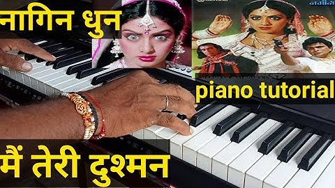 #nagin dhun#Mai Teri Dushman Dushman tu Mera#piano tutorial#नागिन धुन#मैं तेरी दुश्मन#उजाला पियानो